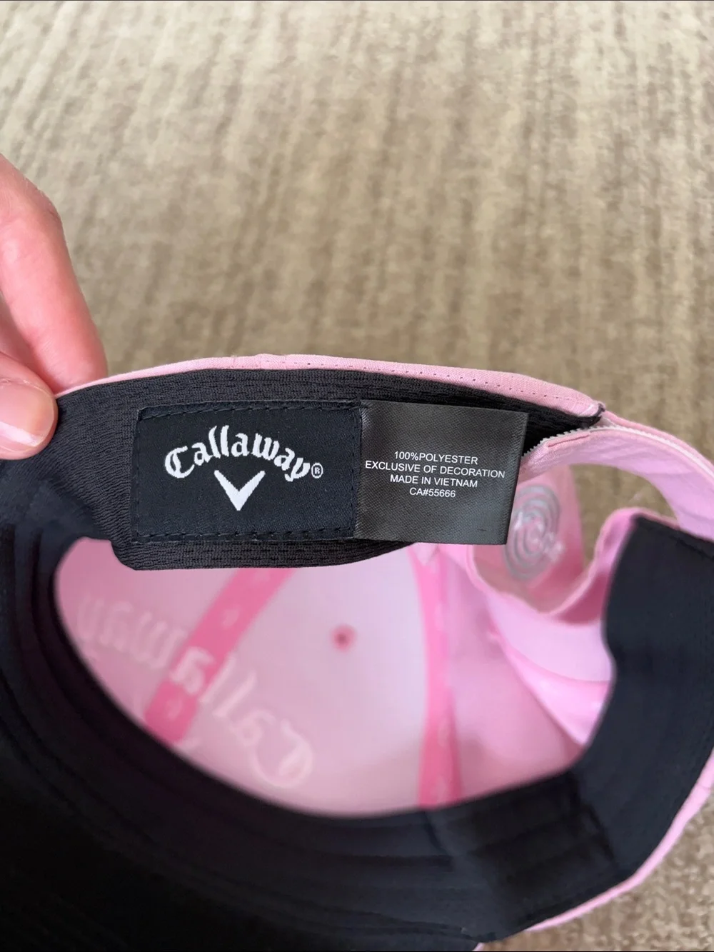 Callaway Light Pink Baseball-Style Golf Cap